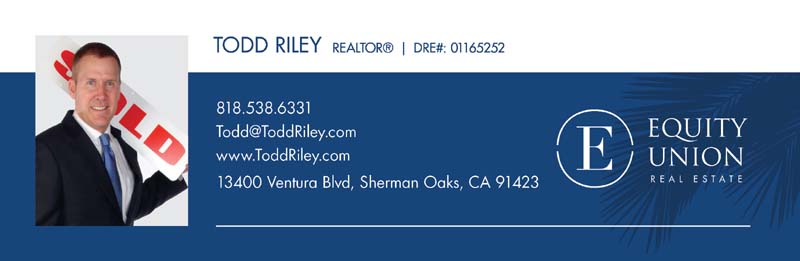 Todd Riley Studio City Real Estate Agent Signature